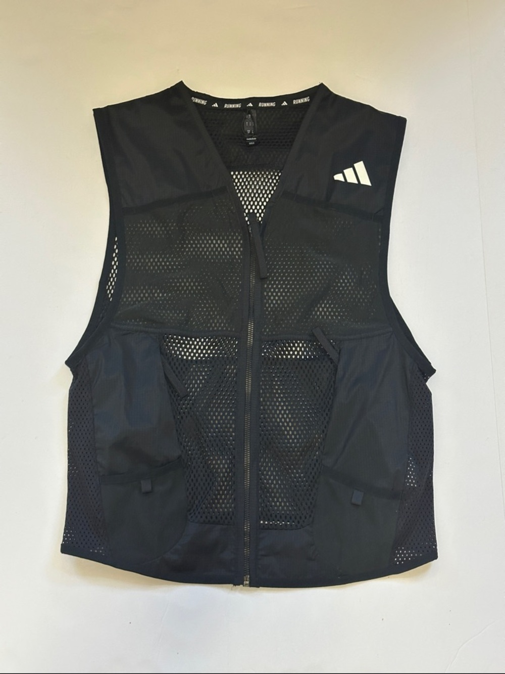 adidas Black Mesh Multi-Pocket Vest